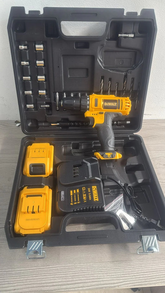 Kit Taladro Inalámbrico 24V con Base