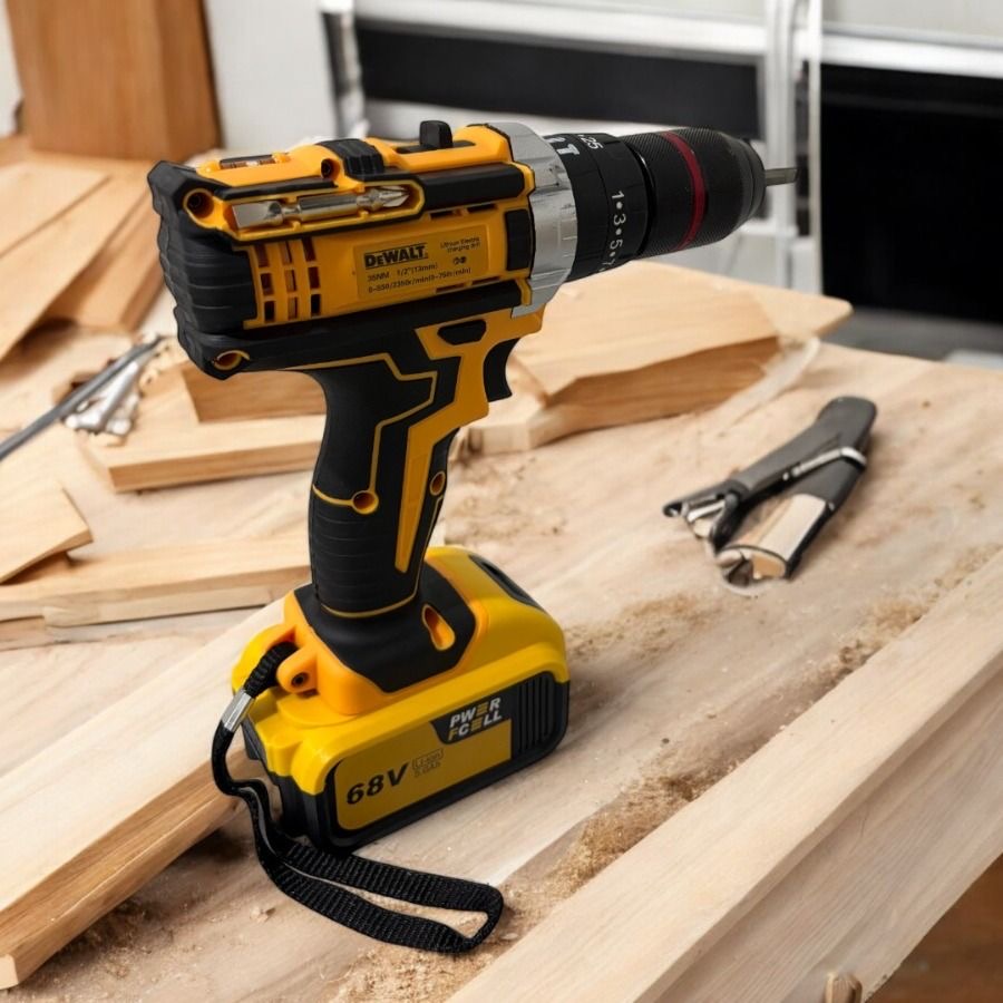 Potencia Imparable: Taladro Inalámbrico DeWalt 68 V + 34 Accesorios — ¡Todo tu arsenal en una sola caja!