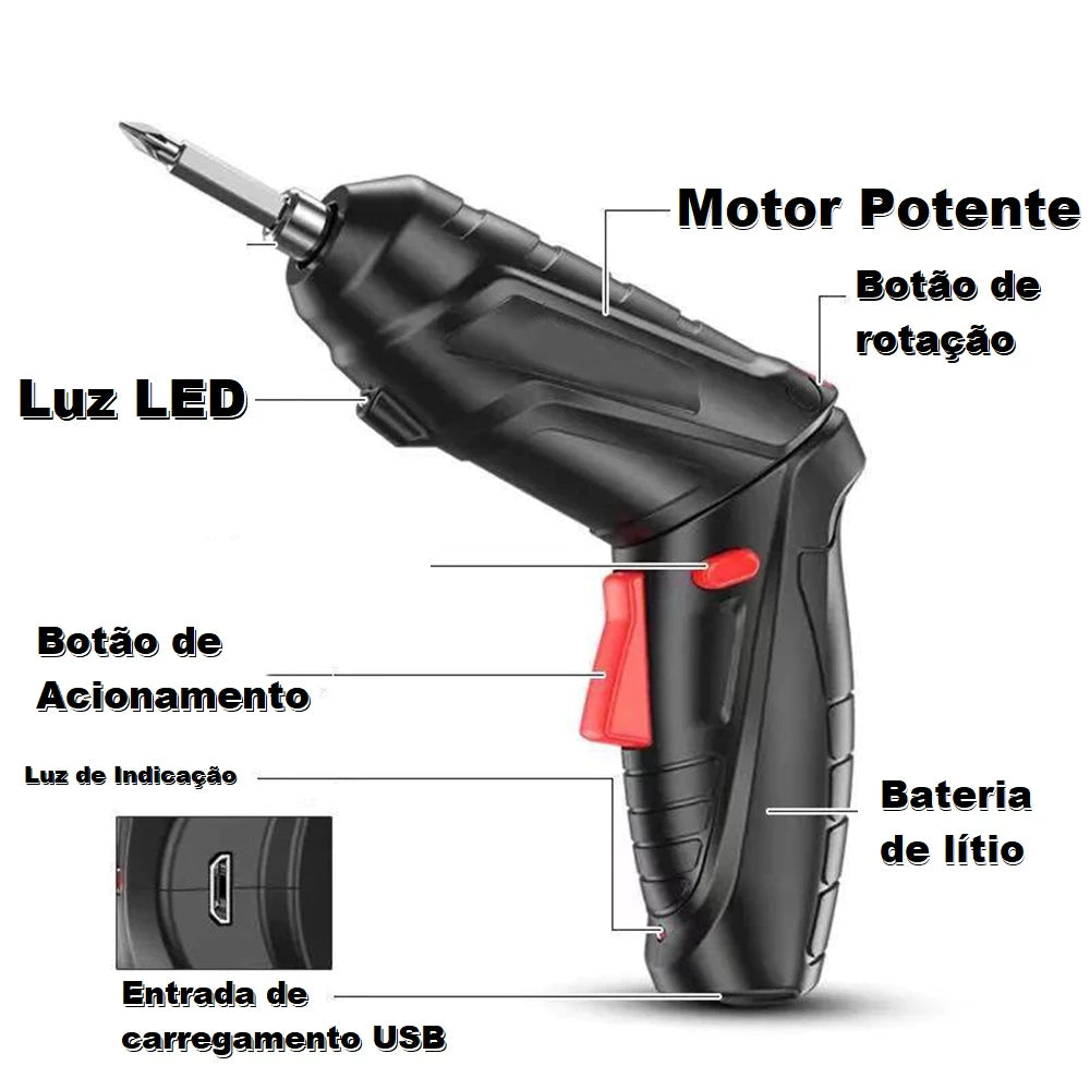 JUEGO DE DESTORNILLADORES ELECTRICOS